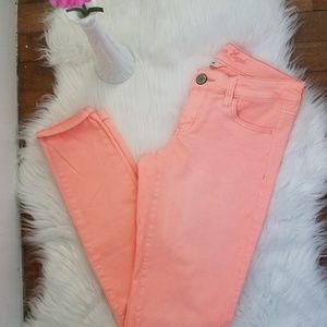 American Eagle Pink Jegging Jeans Size 2
